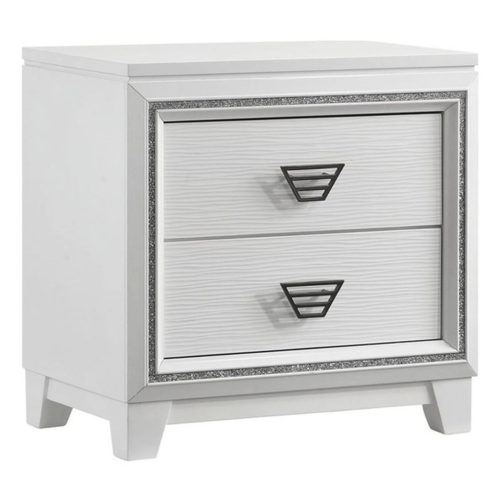 White Nightstand S86286