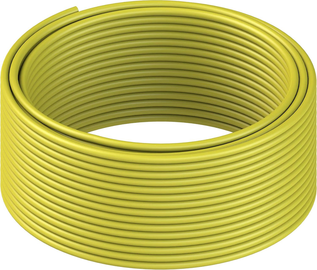 Cat8 Ethernet Cable S/FTP 22AWG Screened Solid Cable 2000MHz 40Gbps Yellow 100 Meter Bulk Y466156