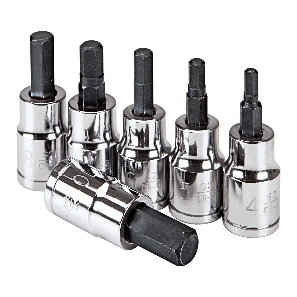3/8 in. Drive Metric Hex Socket Set, 6-Piece C26355