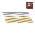 21° 3 in. Galvanized Ring Shank Framing Nails 2500 Pack L5752