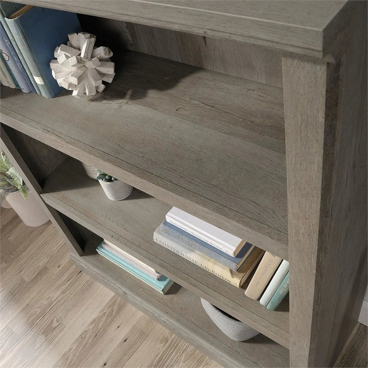 3 Piece Set with 3-Shelf Bookcase L-Shape Computer Desk Coffee Table V743