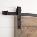 Black Steel Barn Door Hardware Kit with Soft Close E5911