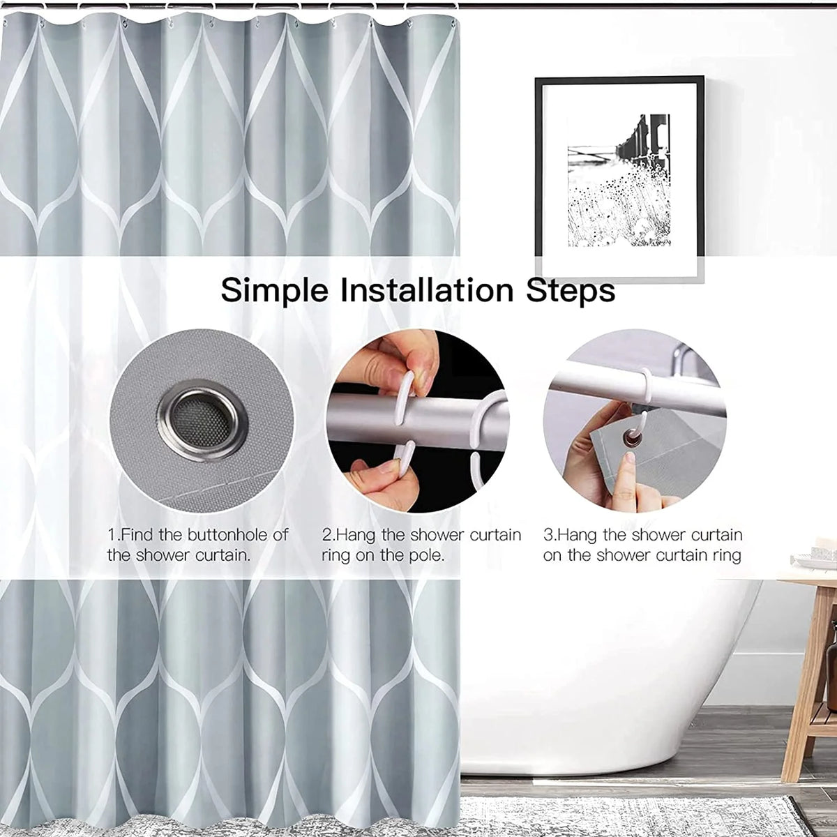 Shower Curtain 60x72 inch J32990