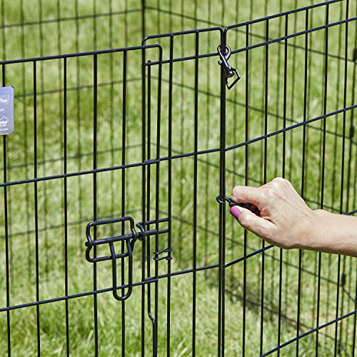 Black Dog Exercise Pen & Playpen with Door N956
