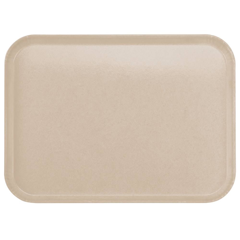 Almond Fiberglass Cafeteria Tray J233953