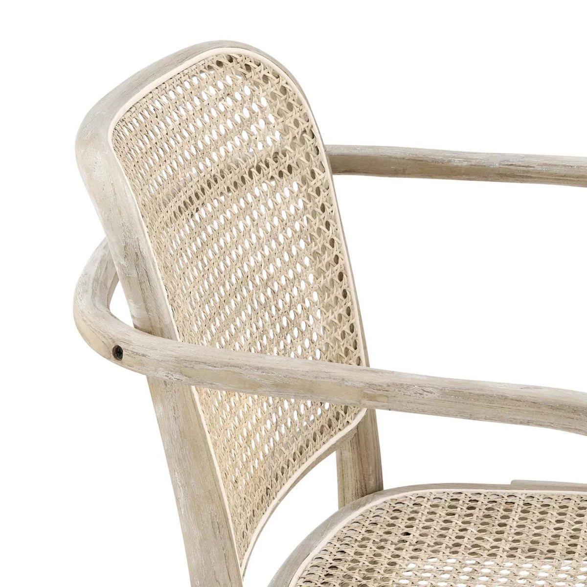 Rattan and Wood Dining Chair X2536