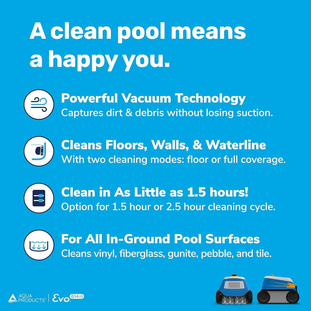 Robotic Pool Cleaner with 60ft Swivel Cable H44513