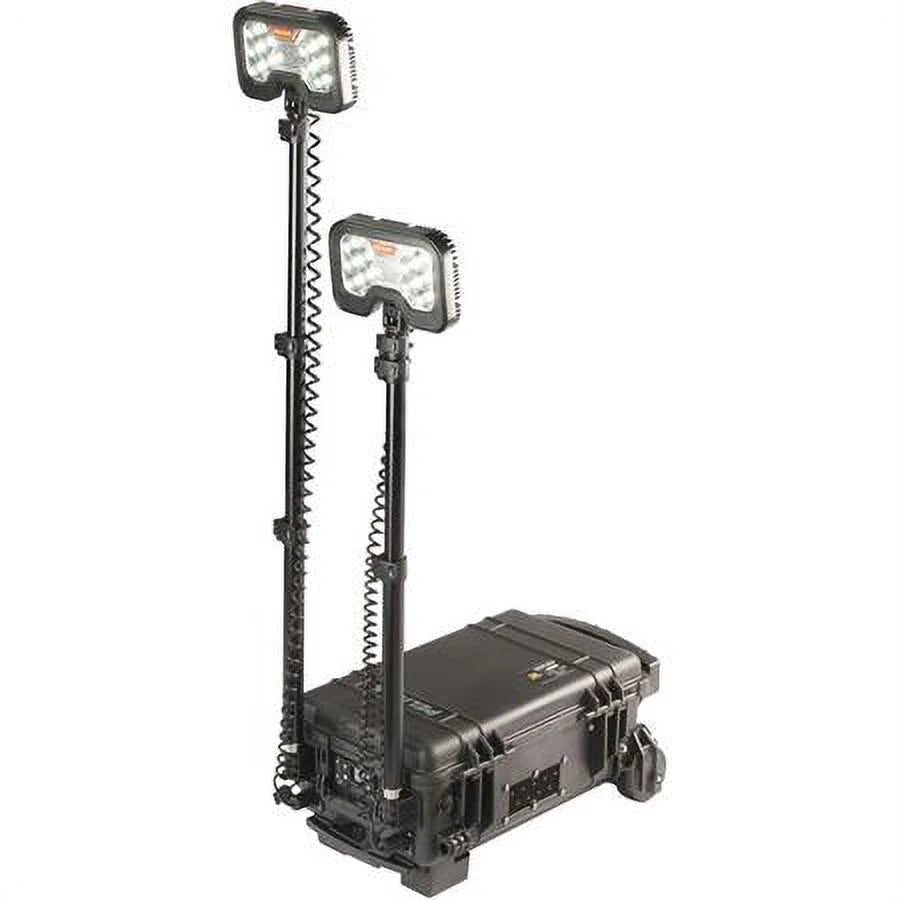 Black Remote Area Lighting System, 2 Lamp Heads P367