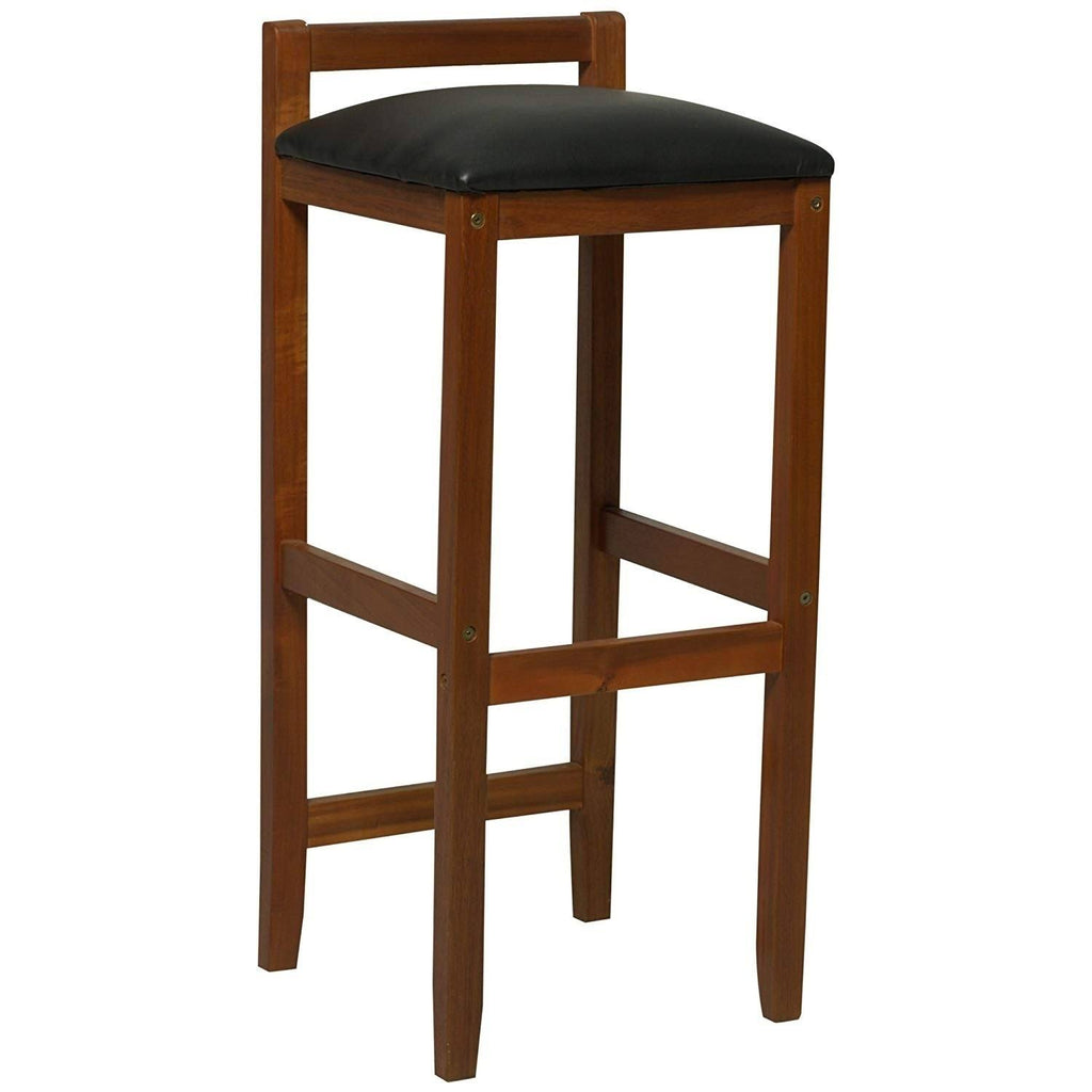 Brown 7 Piece Acacia Wood Bar Height Dining Set K2976
