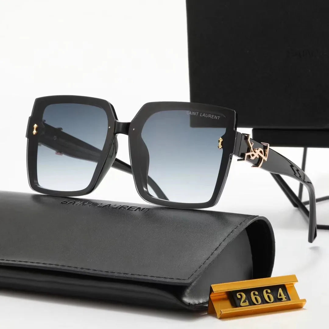 YS Letter Printing Sunglasses L7595