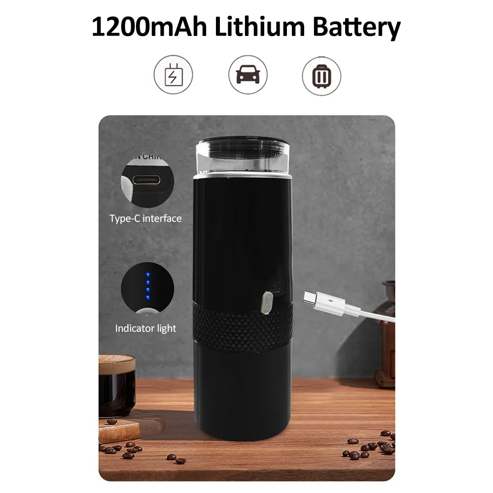 Portable 170mL Rechargeable Capsule Coffee Maker Y82136