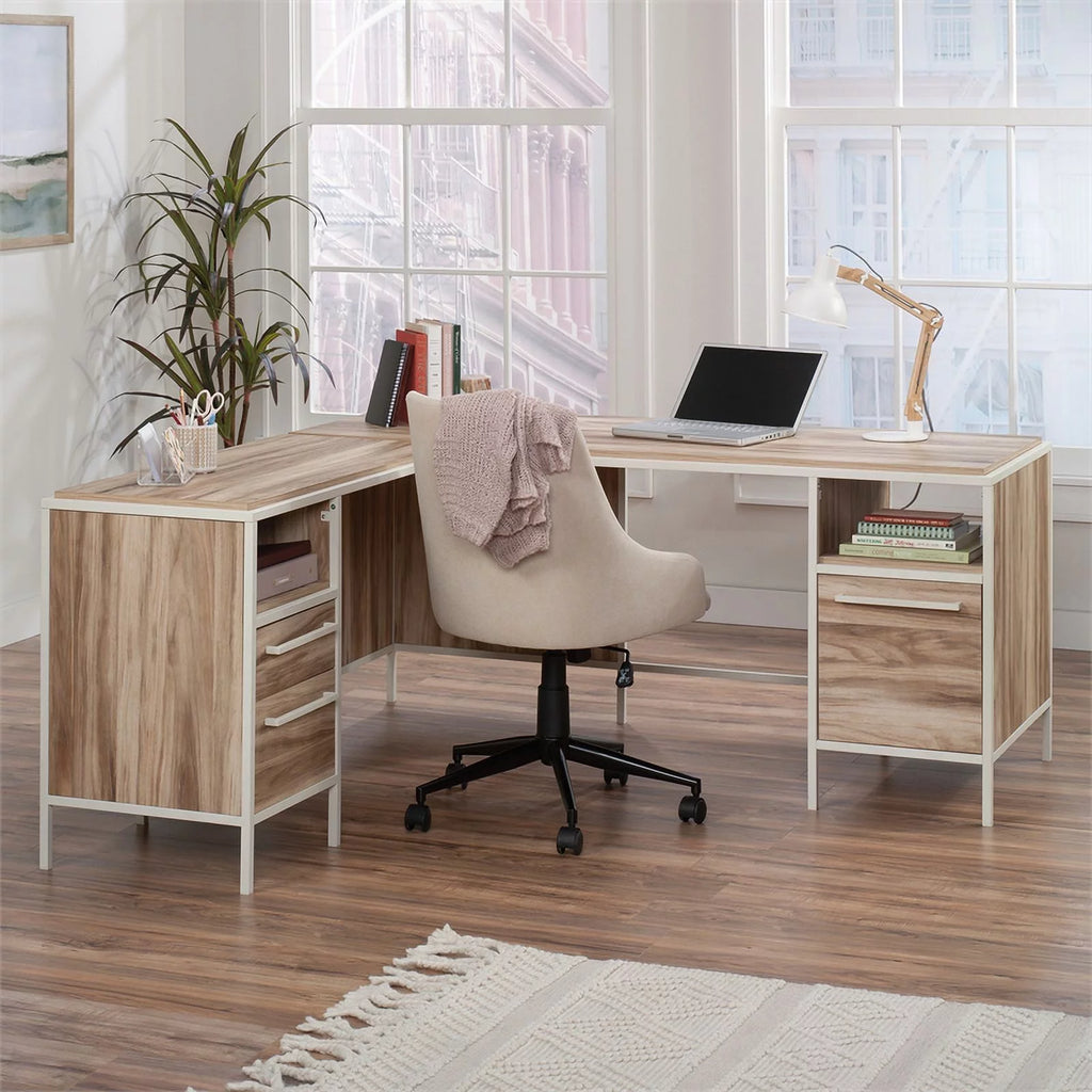 Engineered Wood L-Desk J962