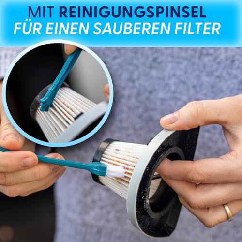 Portable Handheld Car Vacuum Cleaner with 16ft Cord, Bag, and Attachments M786115