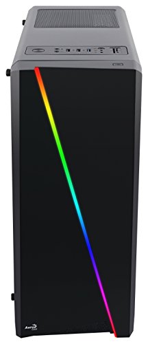 Black Mid Tower with Acrylic Side Window J393456