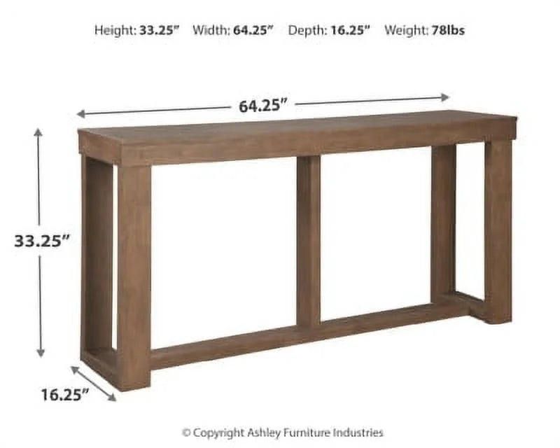 Gray Sofa Console Table W43776