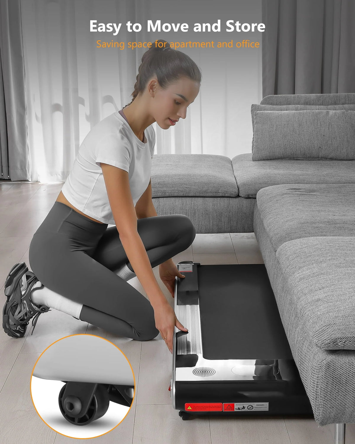 Electric Treadmill with LCD Monitor F8724