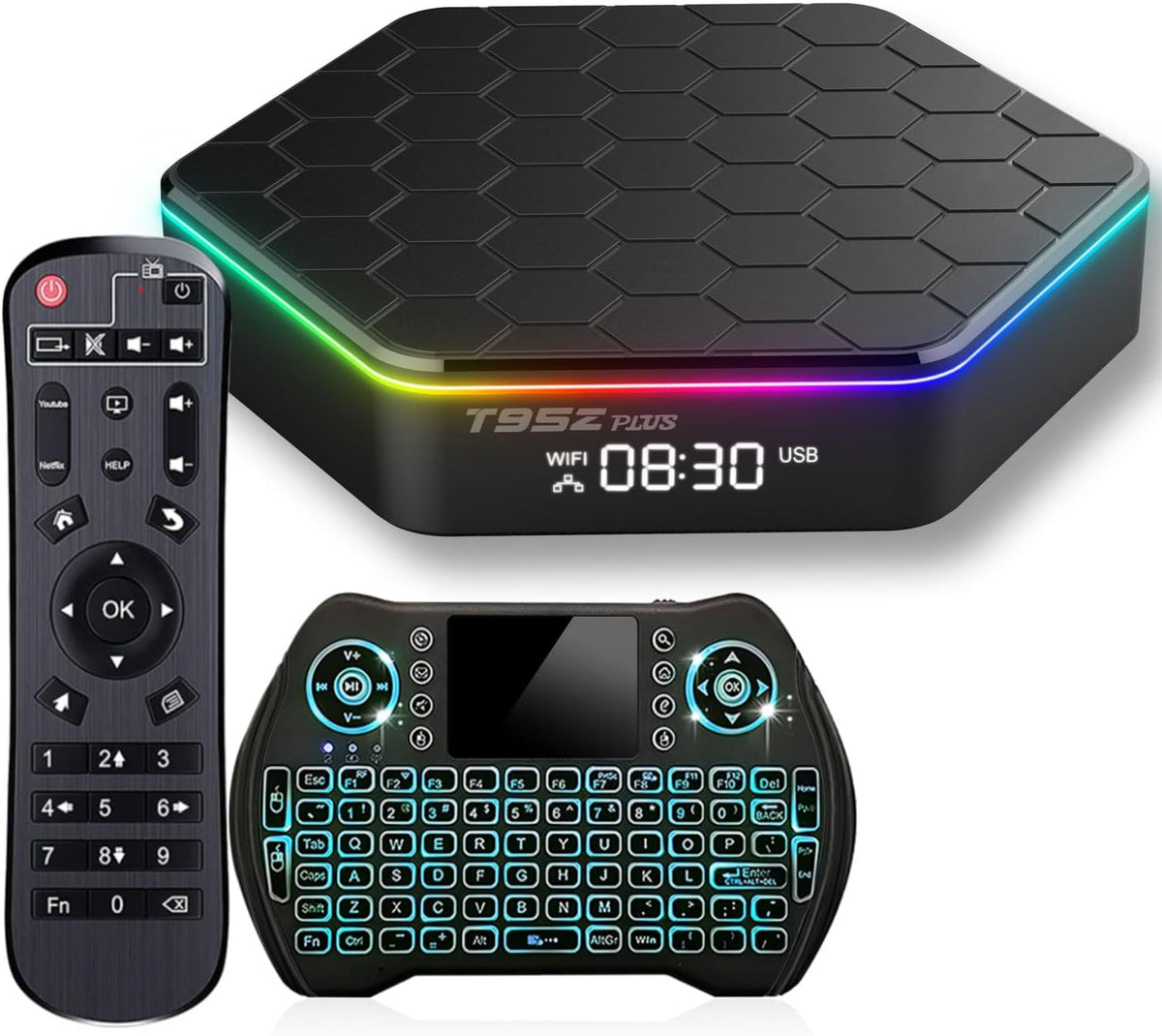 Android TV Box 4GB RAM 64GB ROM 6K 4K Wi-Fi 6 Bluetooth 5.0 USB H843