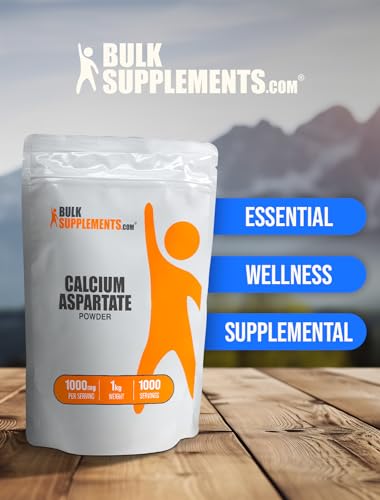Calcium Aspartate Powder 1000mg (200mg Calcium) per Serving, 500g (1.1 lbs) X283