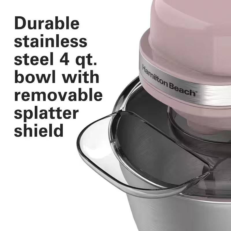 4 Quart 7-Speed Rose Stand Mixer Q1397
