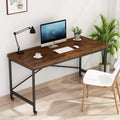 55 Inch Rolling Computer Desk with Lockable Casters Z8772