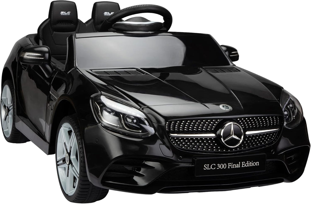 12V Kids Ride On Car with LED Lights Black E4254