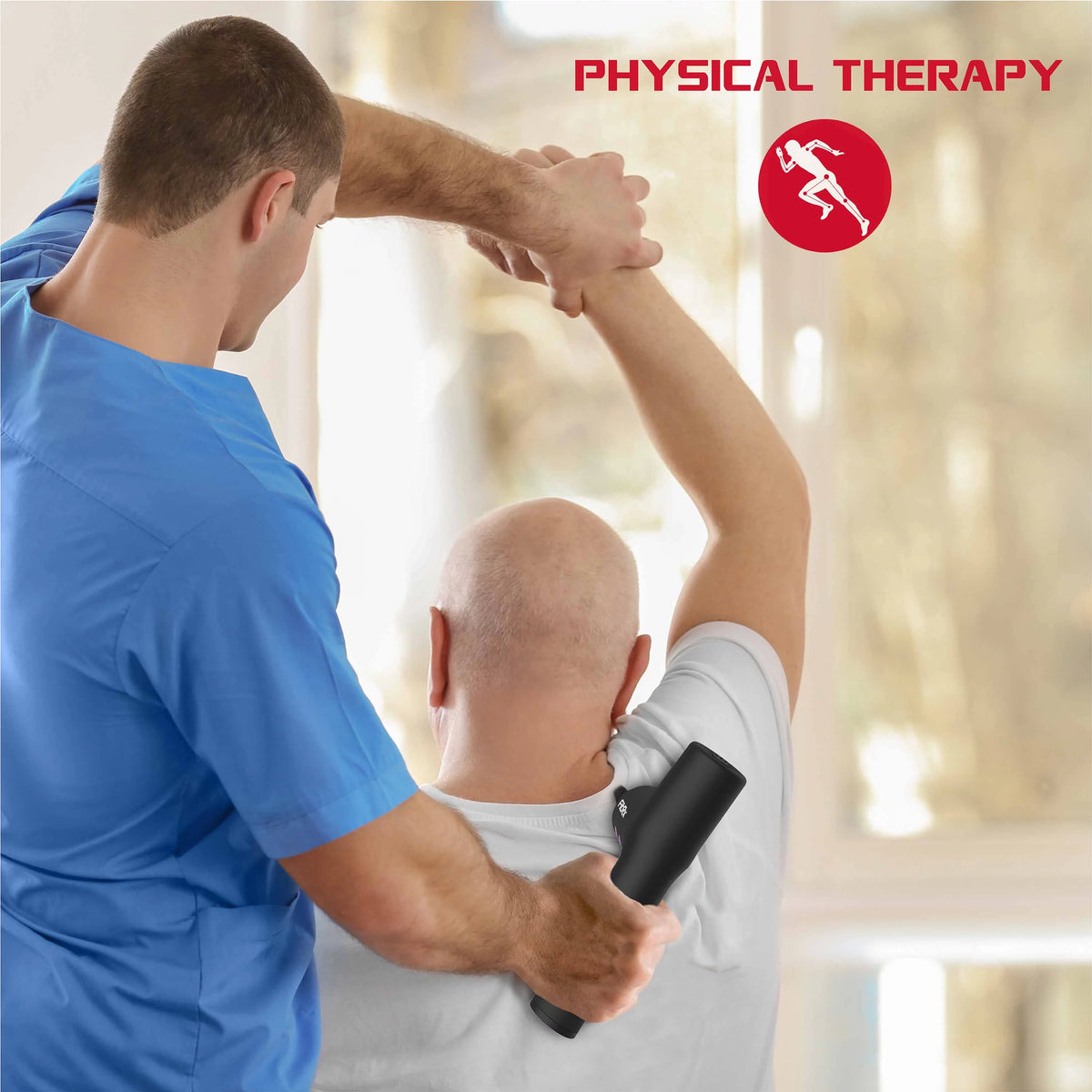 Handheld Percussion Massage Gun with Attachments Z901