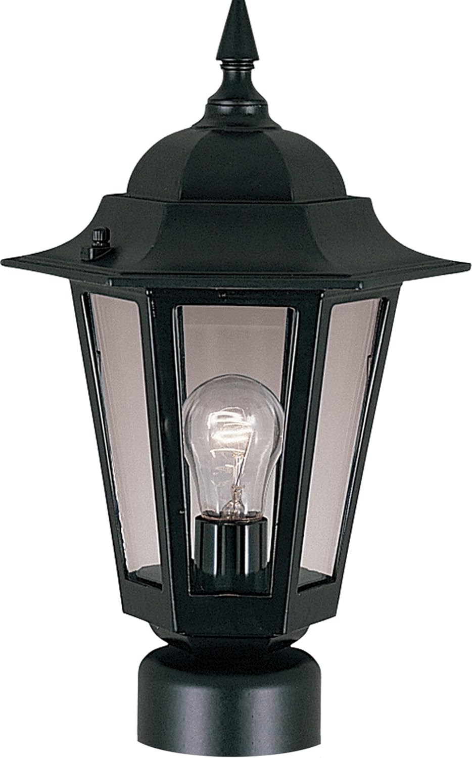 Black Outdoor Wall Sconce 1-Light 60 Watts W1961