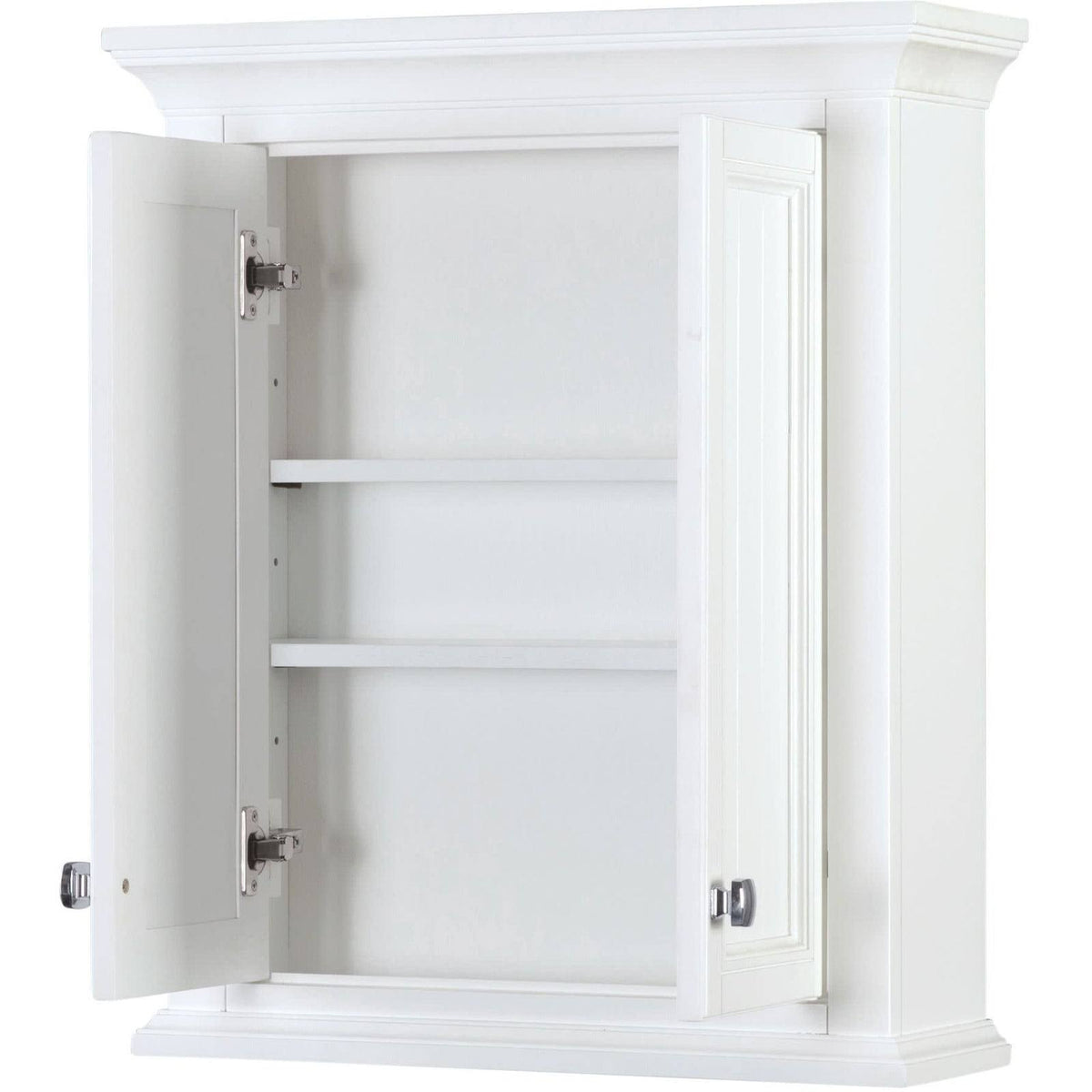 White Wood Wall Mounted Bathroom Cabinet G471