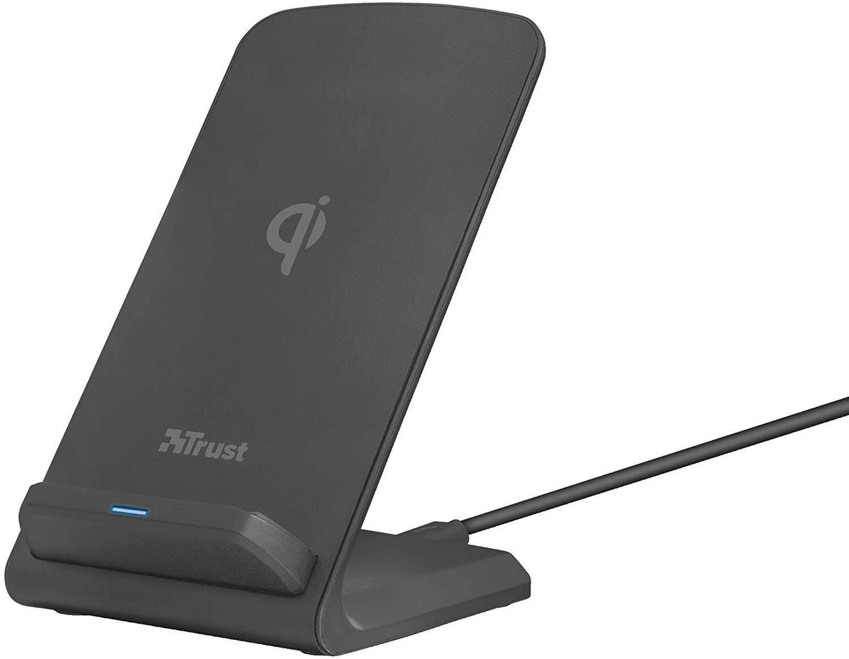 Black Wireless Fast-Charging Desk Stand I598370