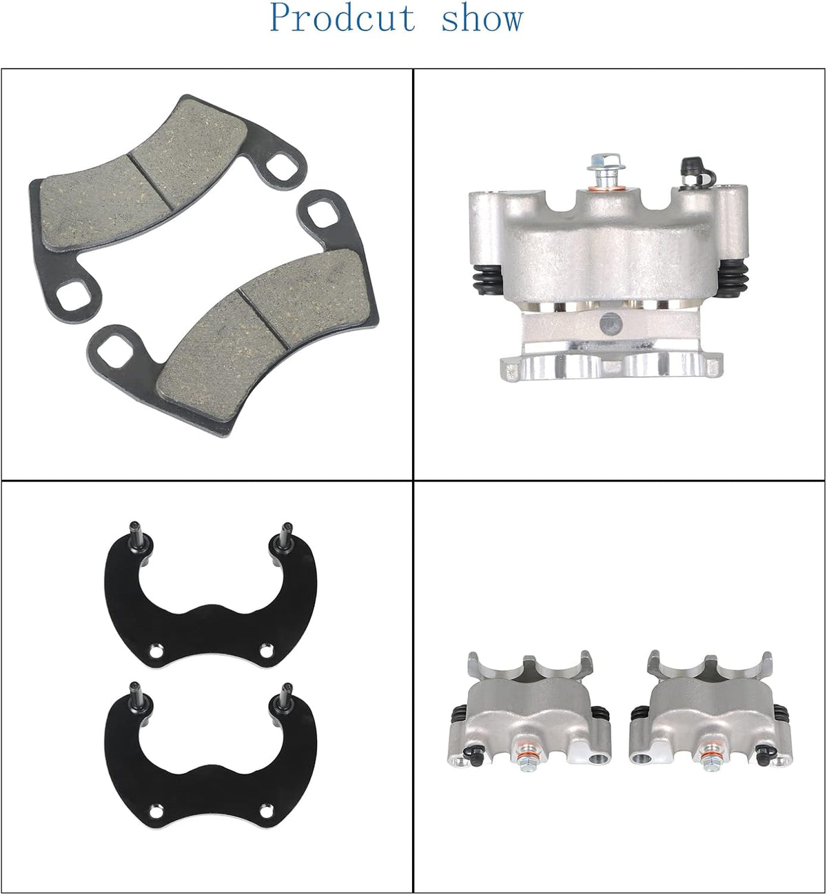 Rear Right Left Brake Caliper Pad Kit for Polaris Ranger Rzr Xp 4 1000 A95529