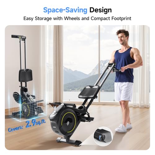 350 LB Capacity 16-Level Magnetic Foldable Rowing Machine S6762