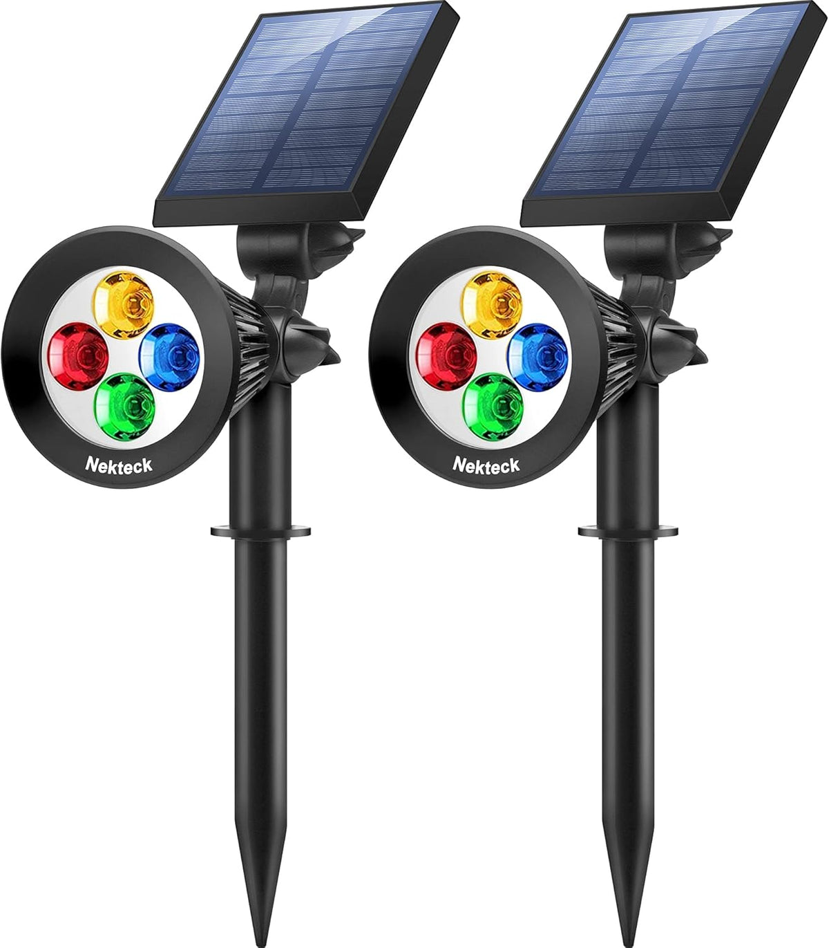 6 Pack Warm White Solar Spot Lights W191448