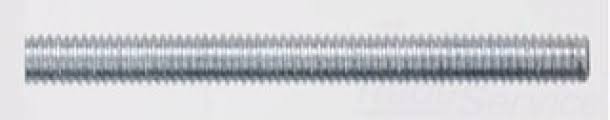 1/2-20 x 6 Threaded Rod Zinc Plated L927