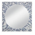 Bone Sunburst Wall Mirror H202