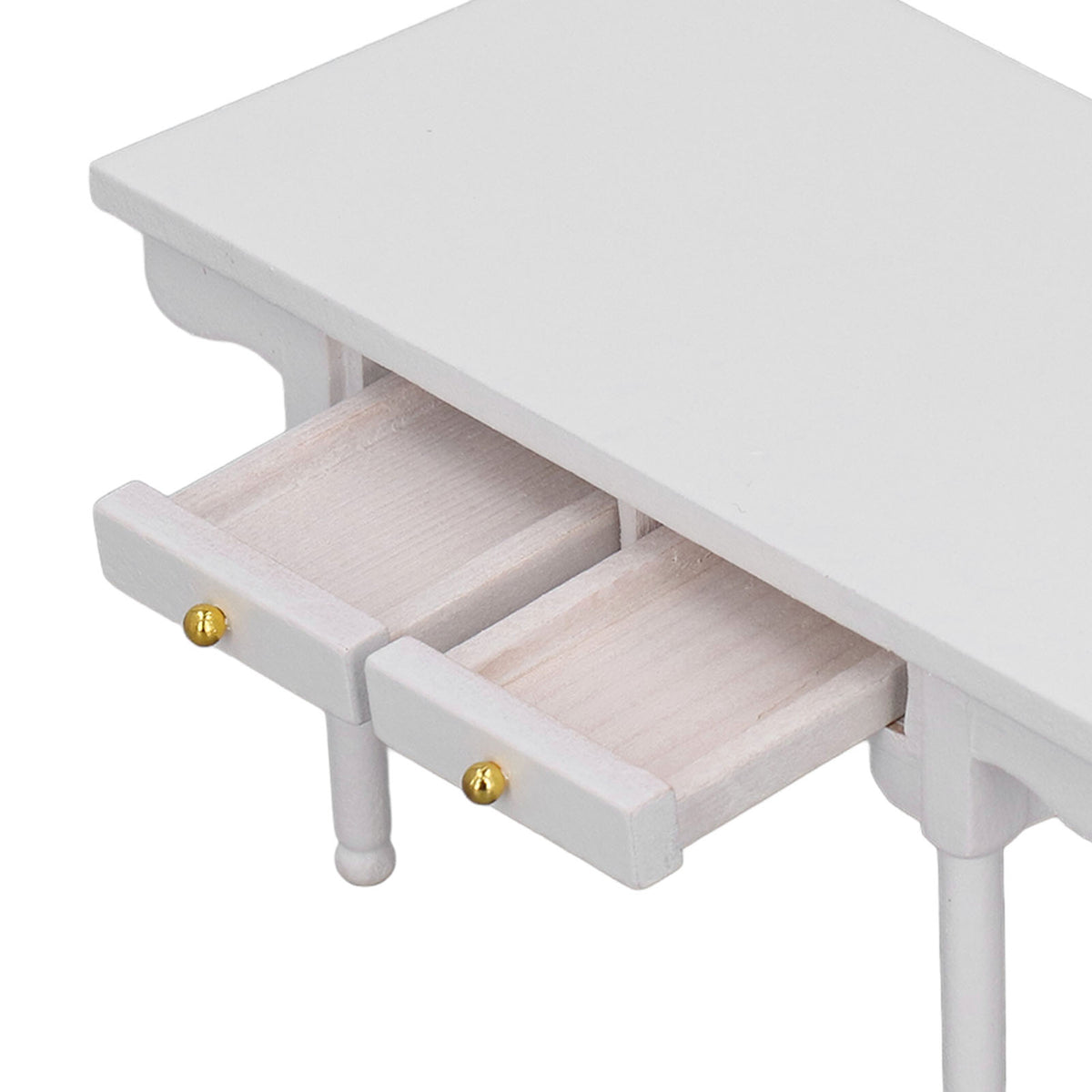 12 Desk Wooden Miniature Table Dollhouse Furniture Q2625