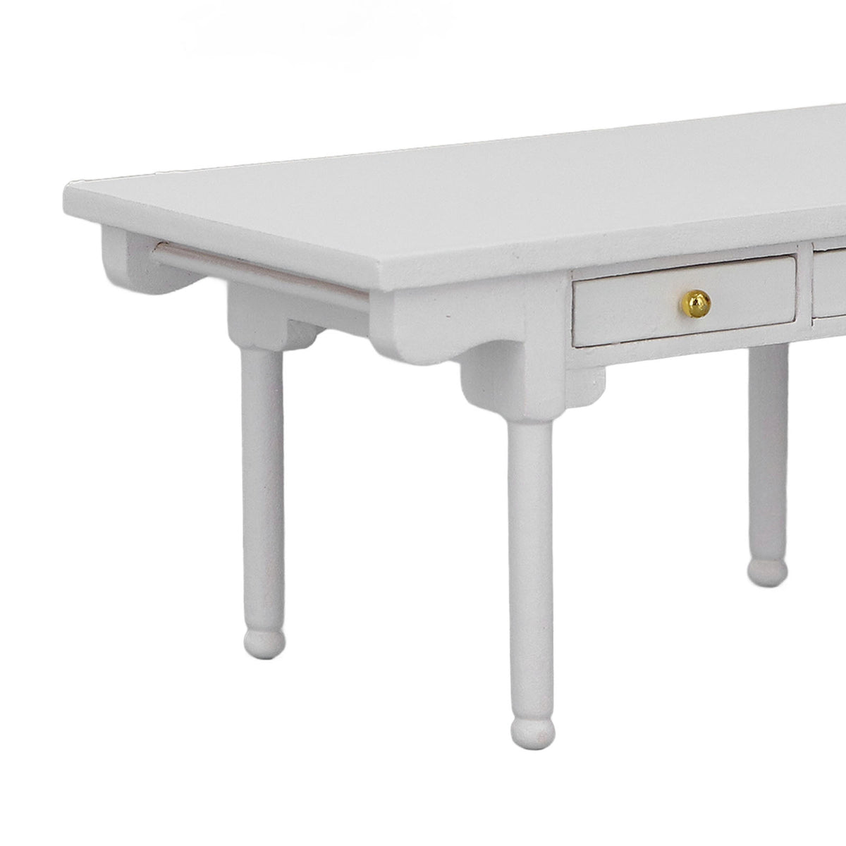 12 Desk Wooden Miniature Table Dollhouse Furniture Q2625