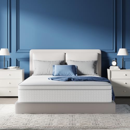 10 Inch Queen Hybrid Mattress with Memory Foam H653
