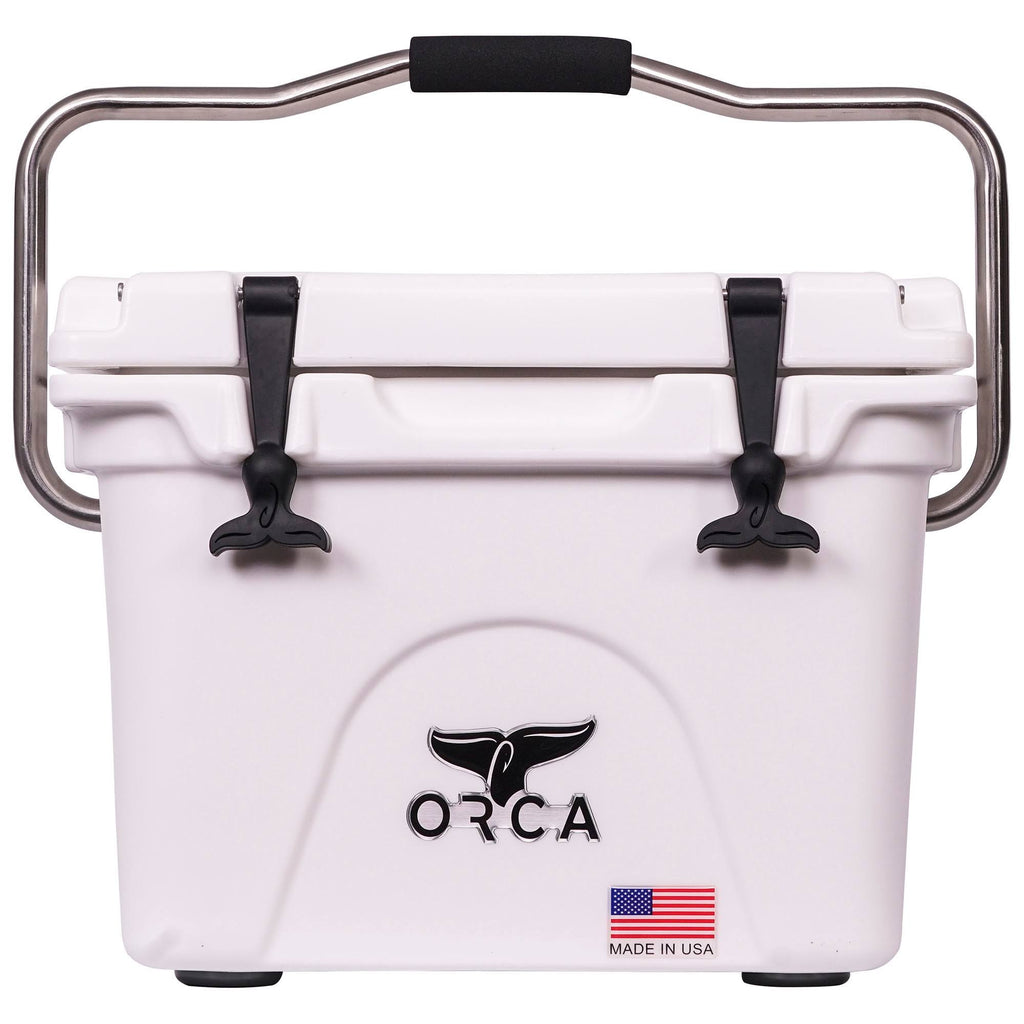 White 20-Quart Rotomold Cooler O32088