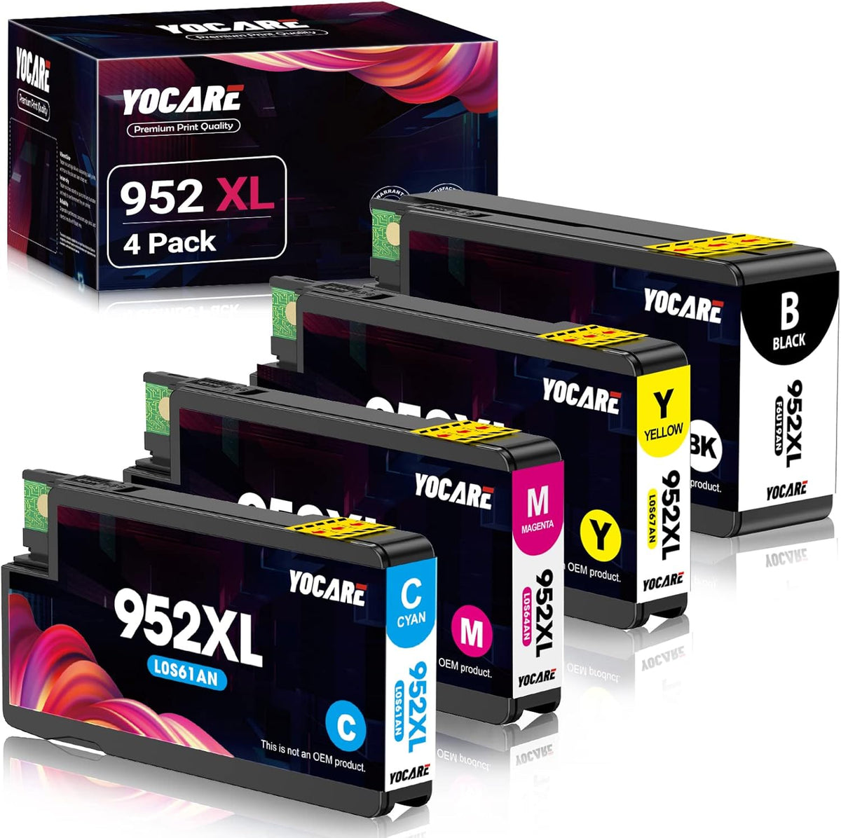 Ink Cartridges 4 Pack (1 Black, 1 Cyan, 1 Magenta, 1 Yellow) Z888