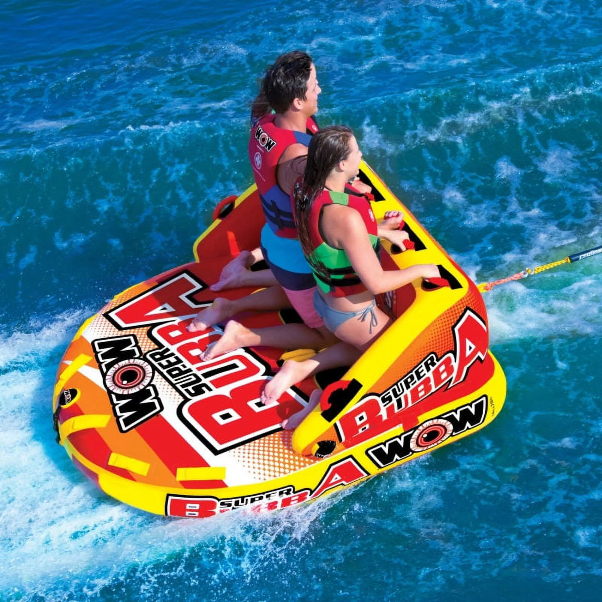 Hi Vis Inflatable Towable Lake Tube Raft T8221