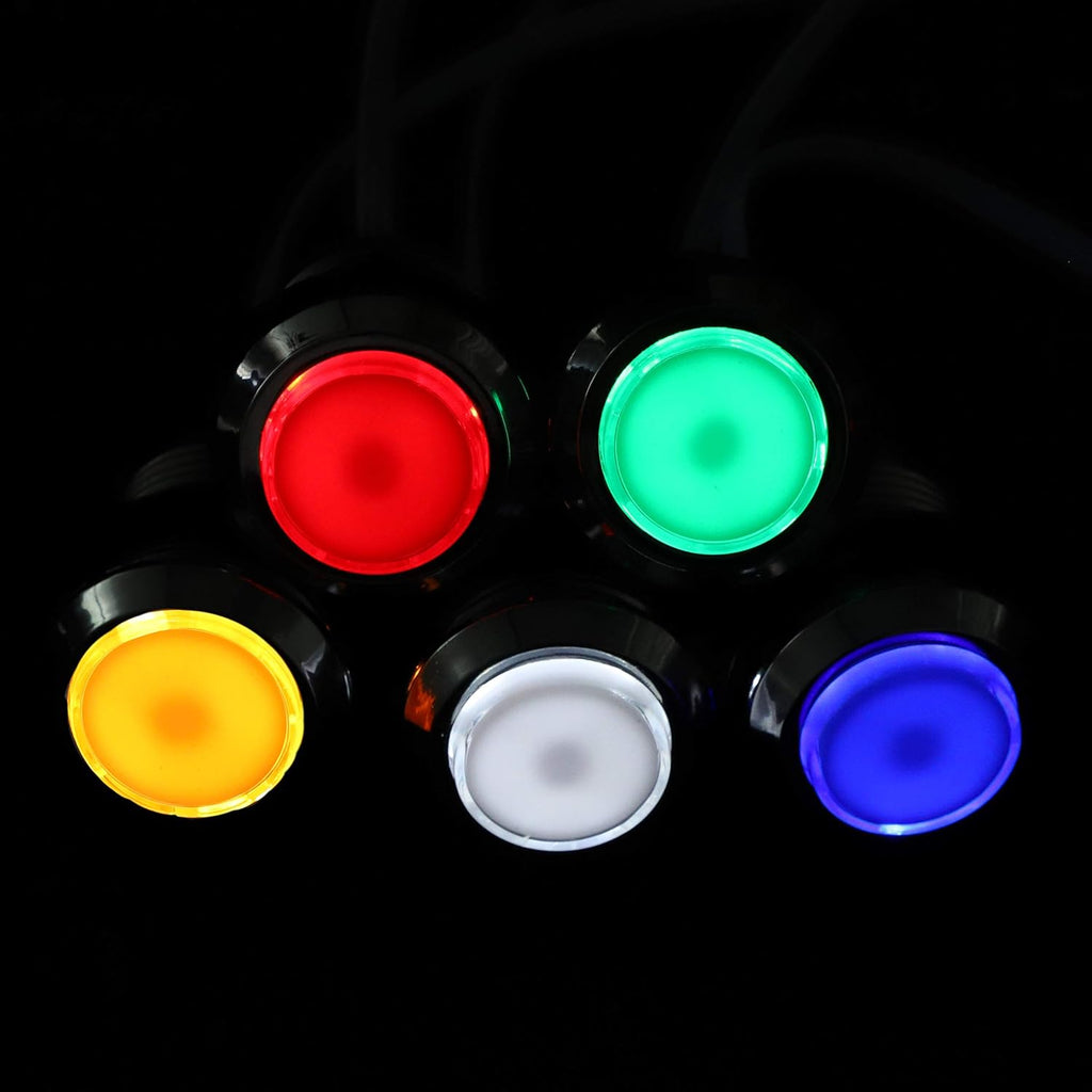 4 Player LED Arcade DIY Kit USB MAME PC Game Retro Controller Including 4x Arcade Joystick 40x LED Chrome Arcade Buttons 4x Zero Delay USB Encoder S319302