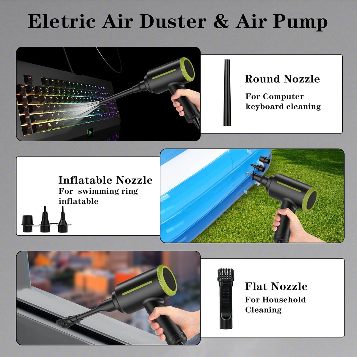 2 in 1 Compressed Air Duster B607938