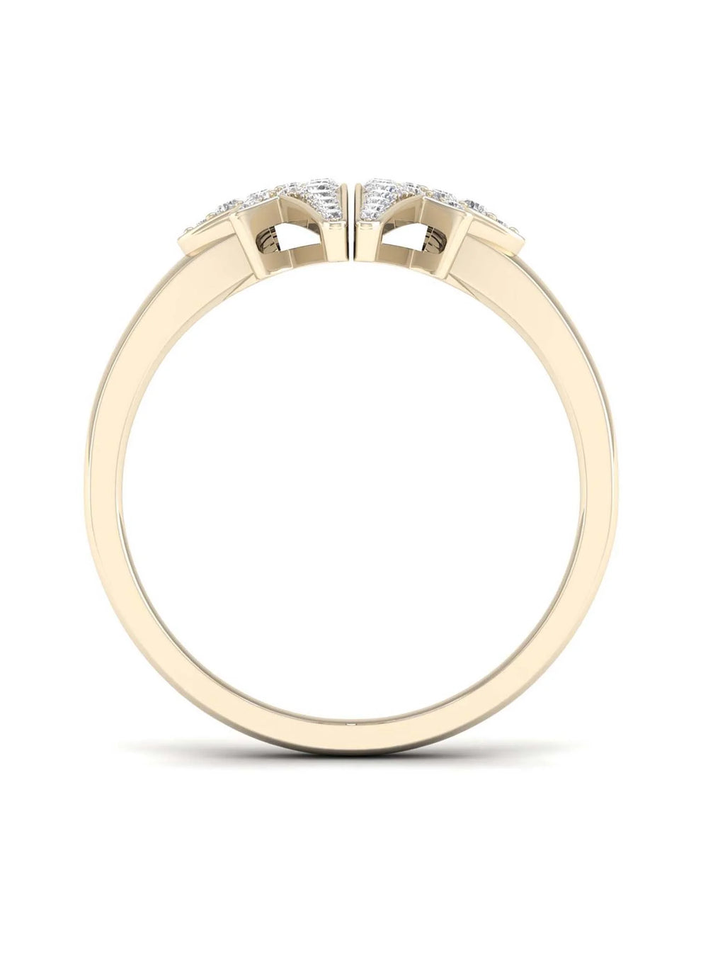 10K Yellow Gold Star Ring J7153