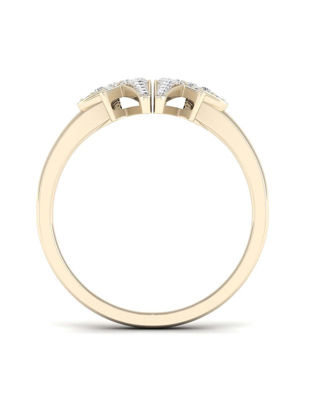 10K Yellow Gold Star Ring J7153