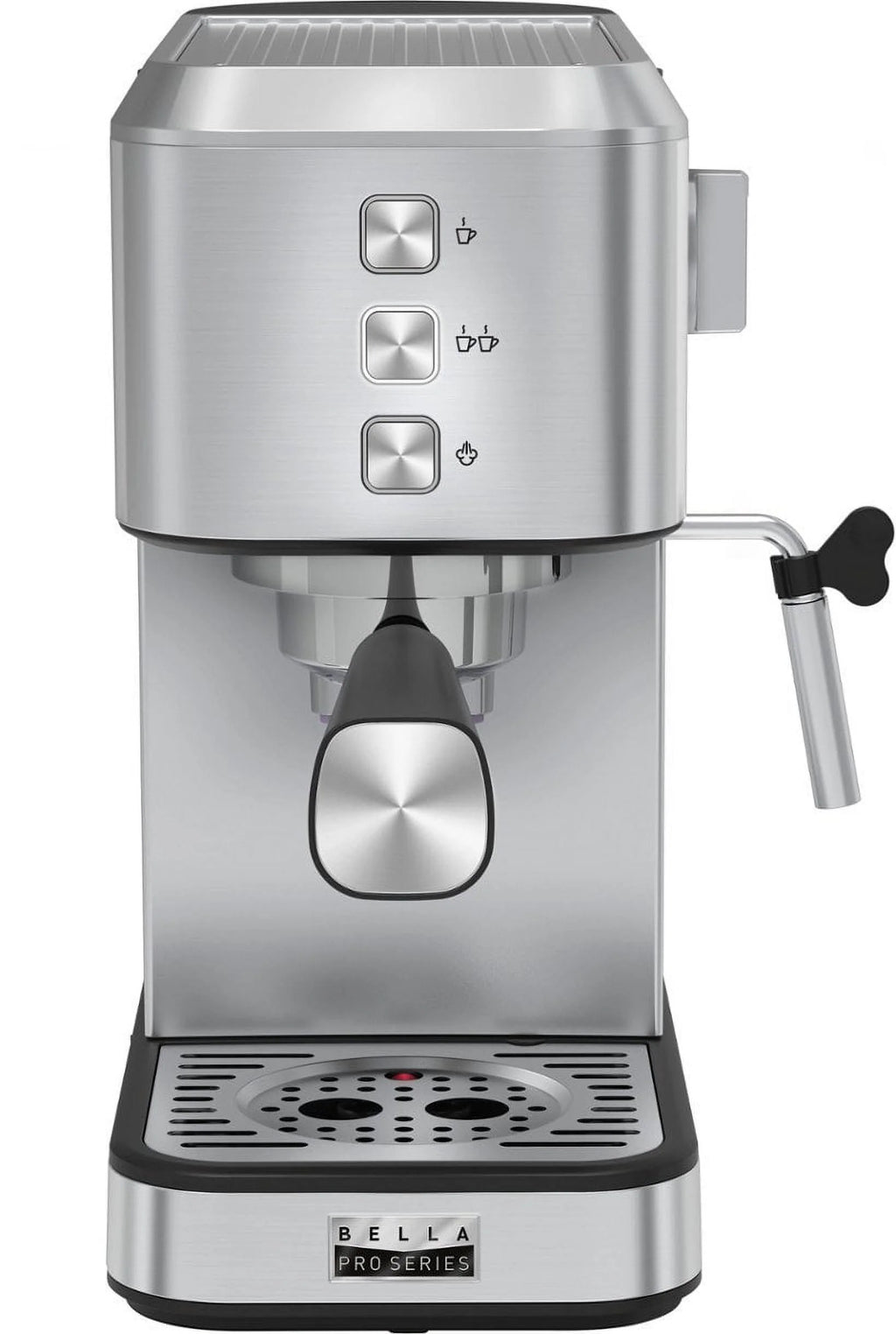 Slim Espresso Machine with 20 Bars of Pressure Stainless Steel P1638