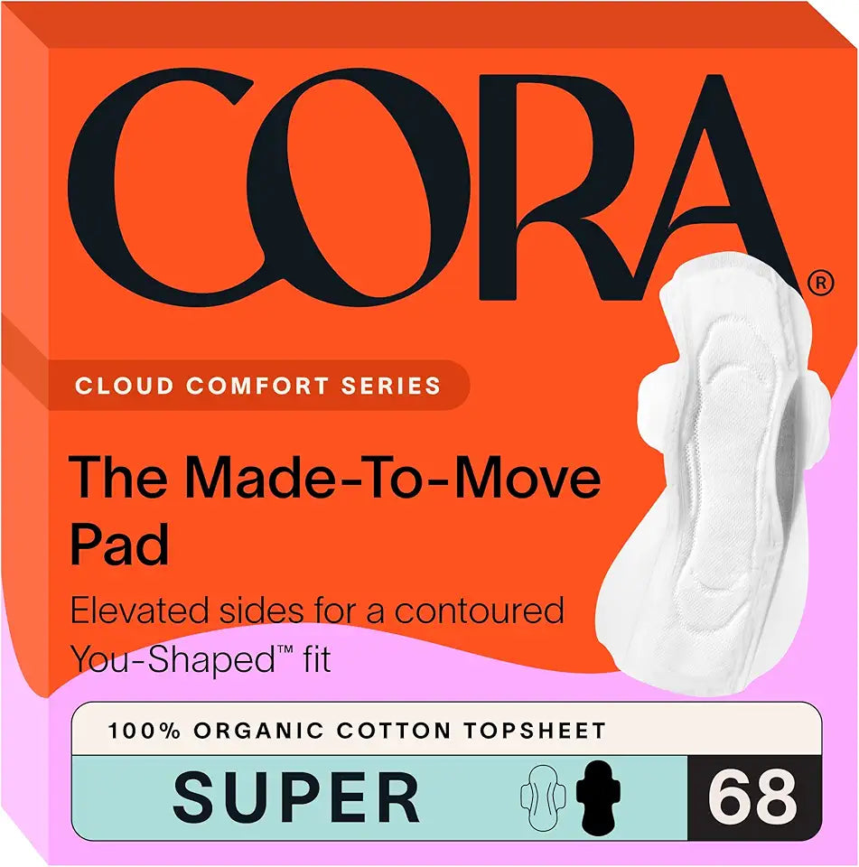 Organic Cotton Ultra Thin Pads with Wings, 68 Count D56923