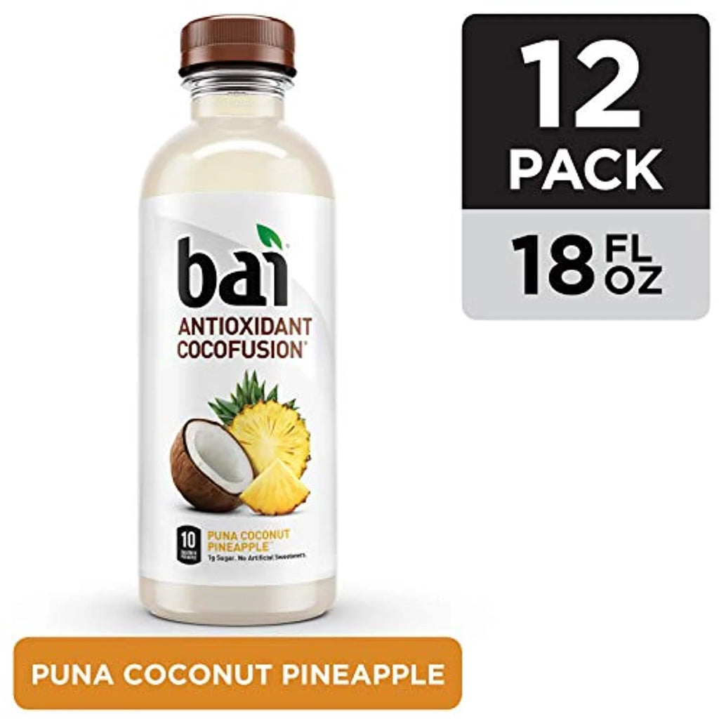 Coconut Flavored Water, 18 Fluid Ounce Bottles, Pack Of 12 Y151361