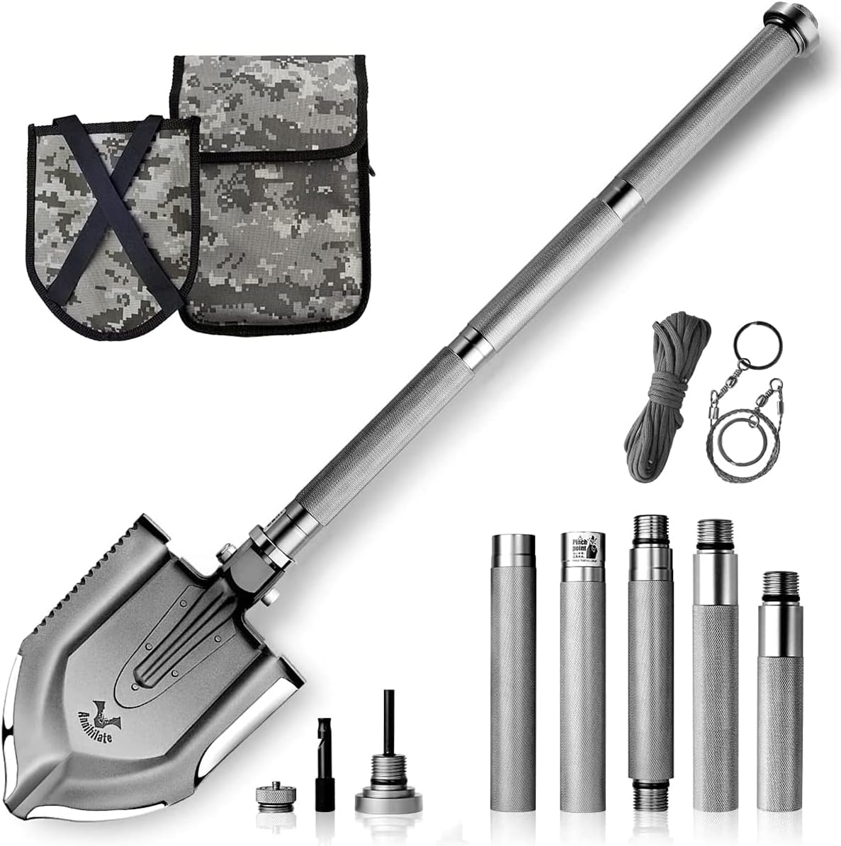 Folding Multifunctional Survival Shovel L2334