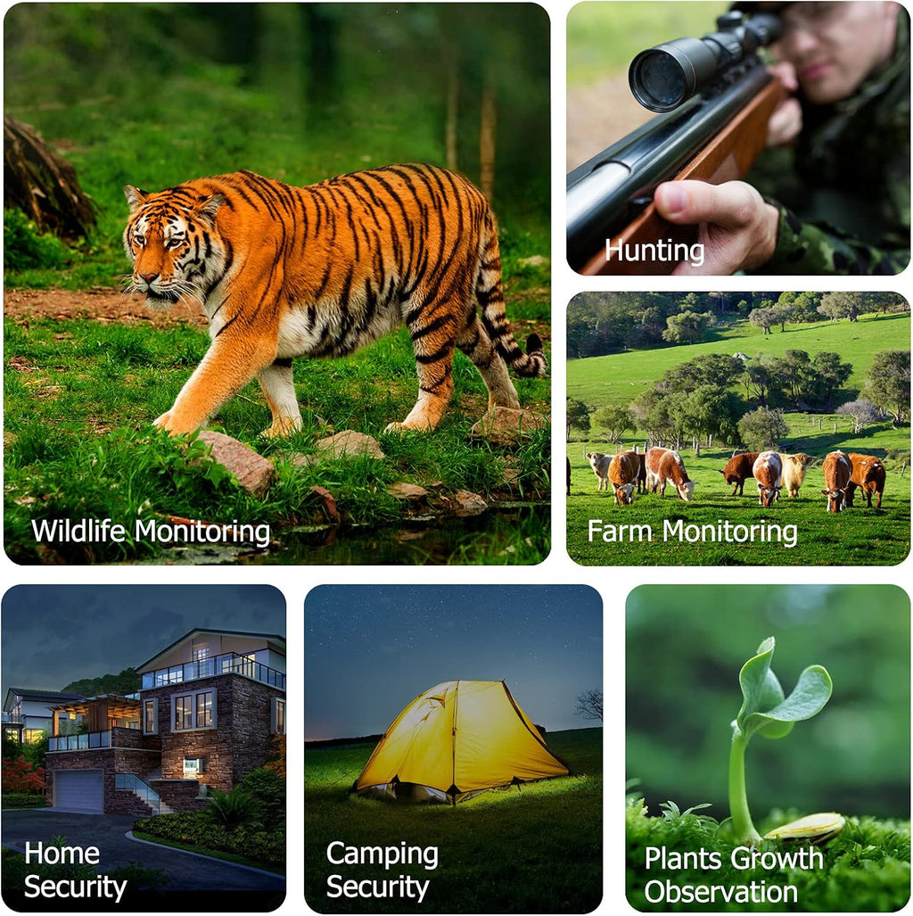4K 30MP WiFi Bluetooth Trail Camera with Night Vision Motion Activated Waterproof E6005