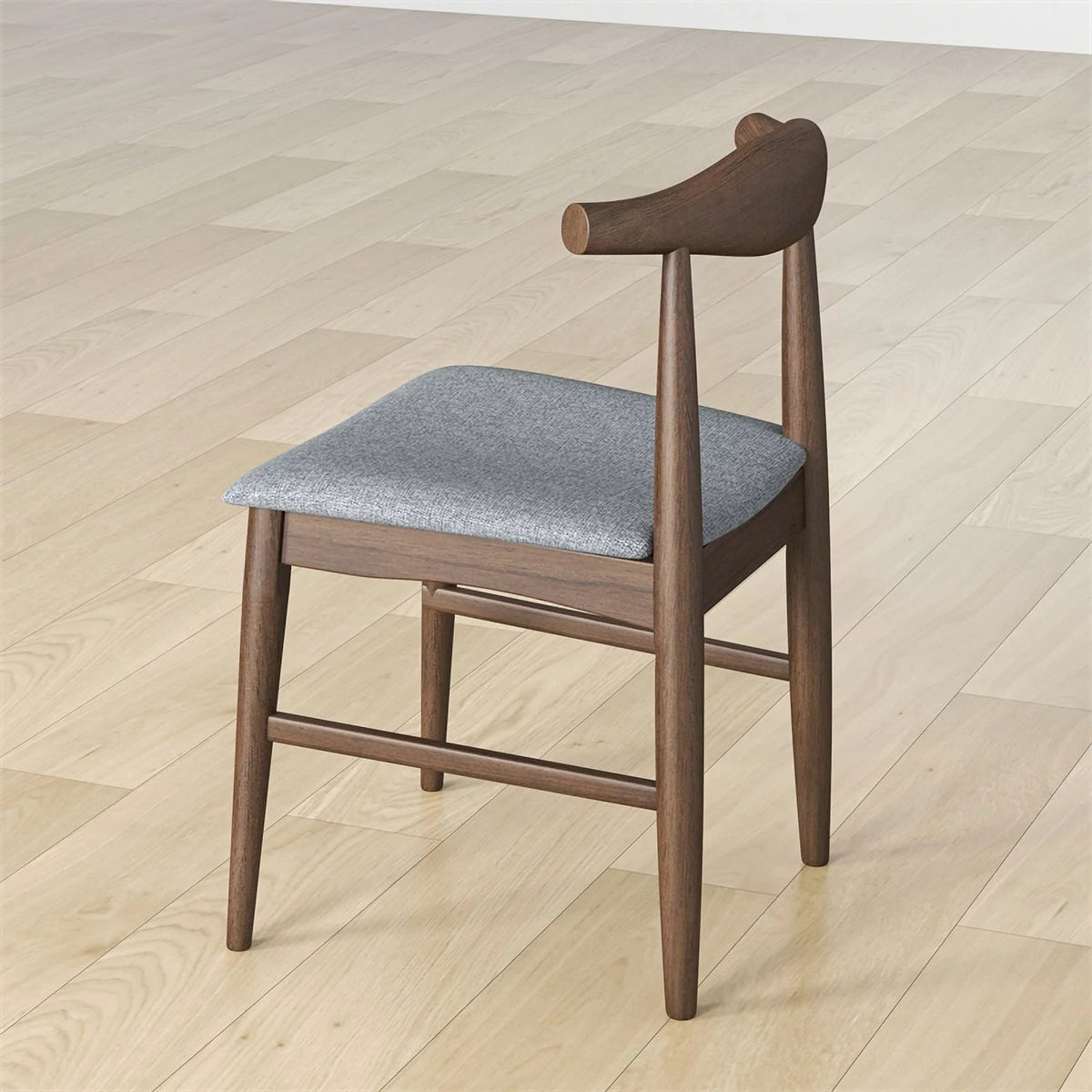 Gray Fabric Dining Chair Q819